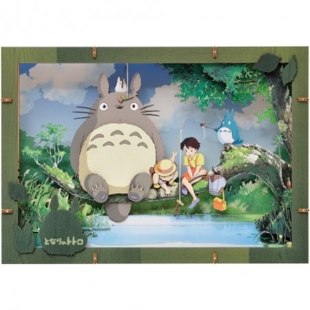 Loisirs créatifs - Théâtre de papier Deluxe Totoro pêche - Mon Voisin Totoro