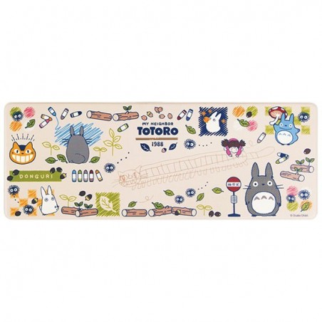 TAPIS DE JEU PLASTIFIE 45X120 CM TOTORO DESSINE- MON VOISIN TOTORO