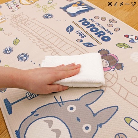 TAPIS DE JEU PLASTIFIE 45X120 CM TOTORO DESSINE- MON VOISIN TOTORO