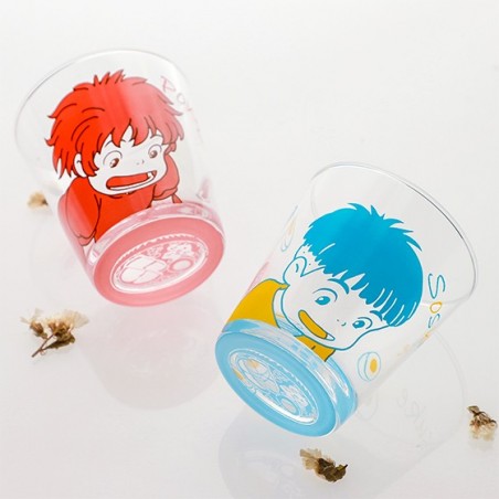 Cuisine et vaisselle - Set 2 Verres Ponyo & Sosuke - Ponyo sur la falaise