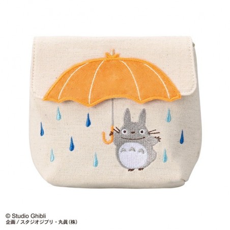 Sacoche Parapluie Orange 12x15x6cm - Mon voisin Totoro