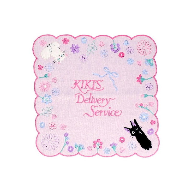 Linge de maison - Mini Serviette Jiji Et Lily 25x25cm - Kiki la petite sorcière