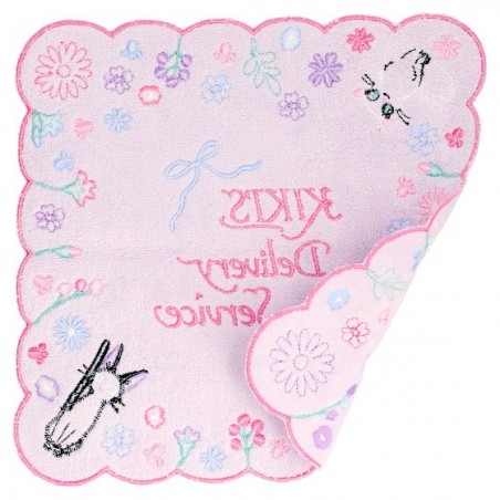 Linge de maison - Mini Serviette Jiji Et Lily 25x25cm - Kiki la petite sorcière