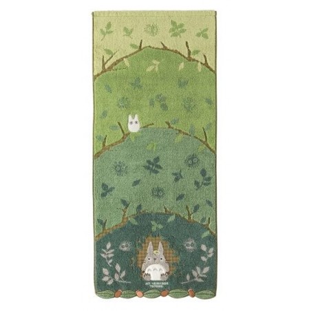 Towel Totoro Hiding In The Trees 34x80cm - My Neighbor Toto