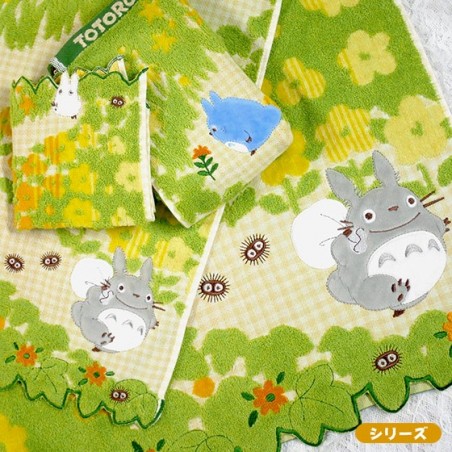 Mini-serviette Fleurs Jaunes 25x25 cm - Mon voisin Totoro