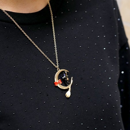 Jewellery - Jiji With Moon Necklace - Kiki's Delivery Service