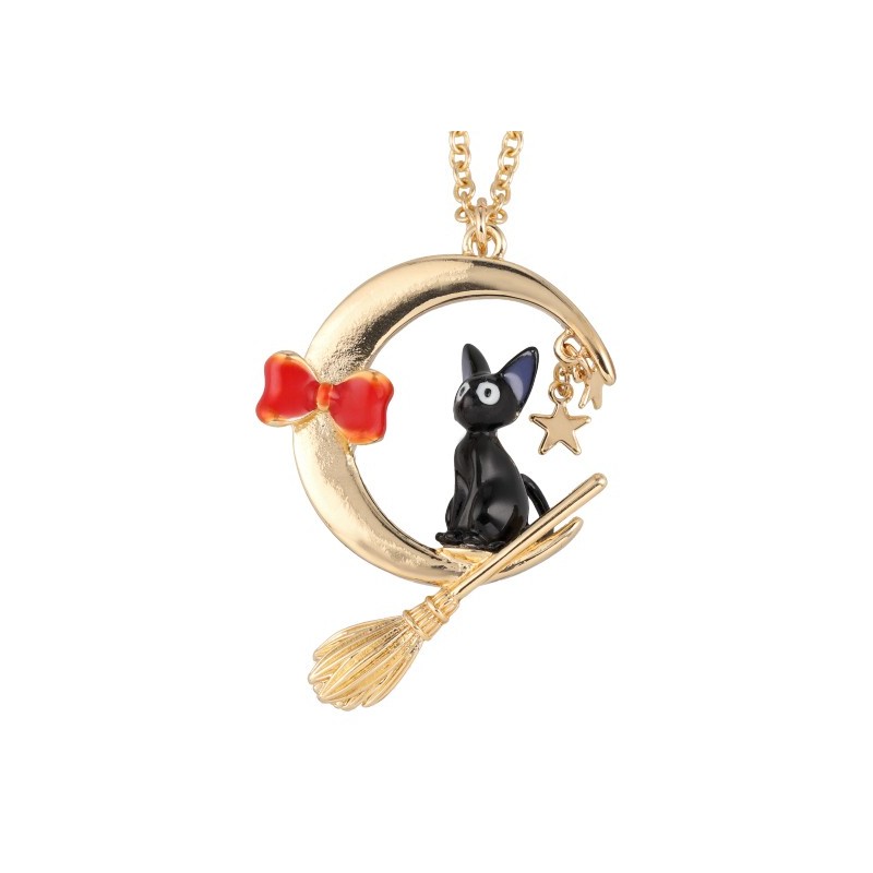 Jiji With Moon Necklace - Kiki's Delivery Service