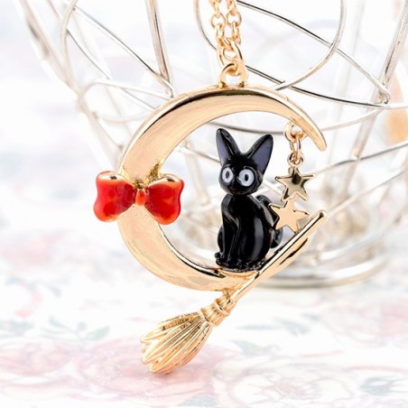 Jewellery - Jiji With Moon Necklace - Kiki's Delivery Service