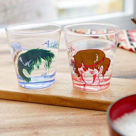 Kitchen and tableware - 2 Glasses Set San & Ashitaka - Princess Mononoke