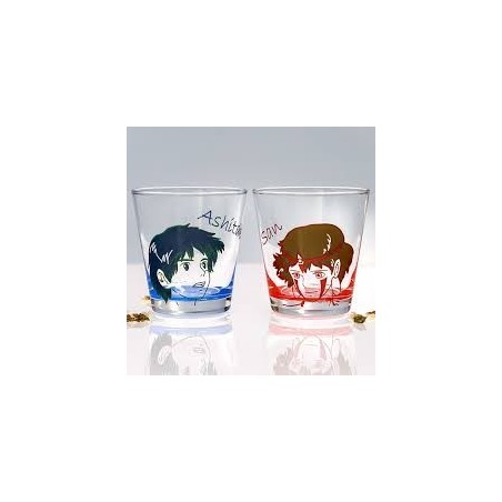 Kitchen and tableware - 2 Glasses Set San & Ashitaka - Princess Mononoke