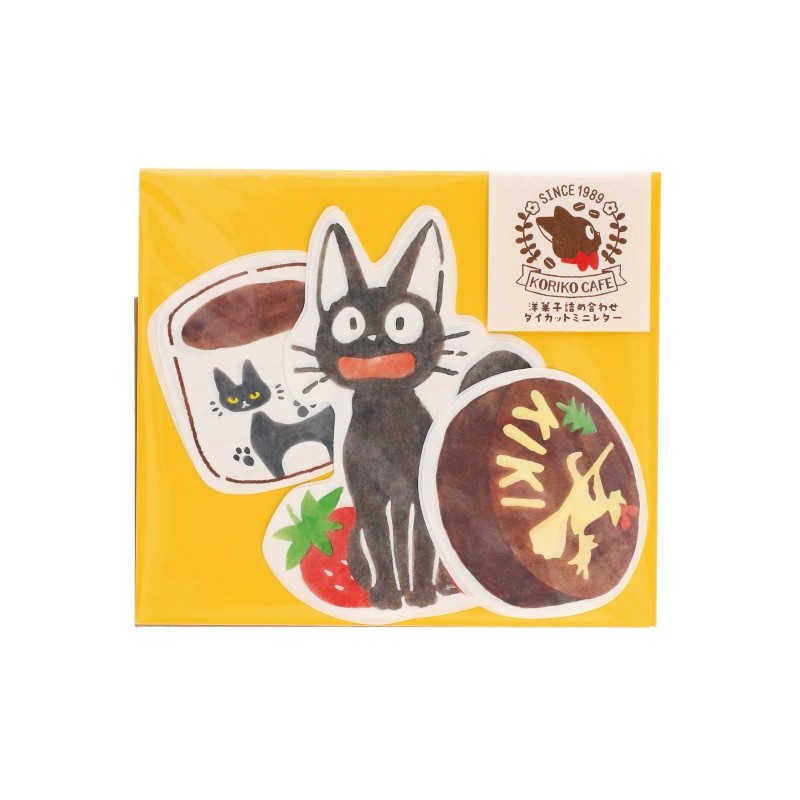 Postcards and Letter papers - Die-Cut Mini Letterset Kiriko Café - Kiki's Delivery Service