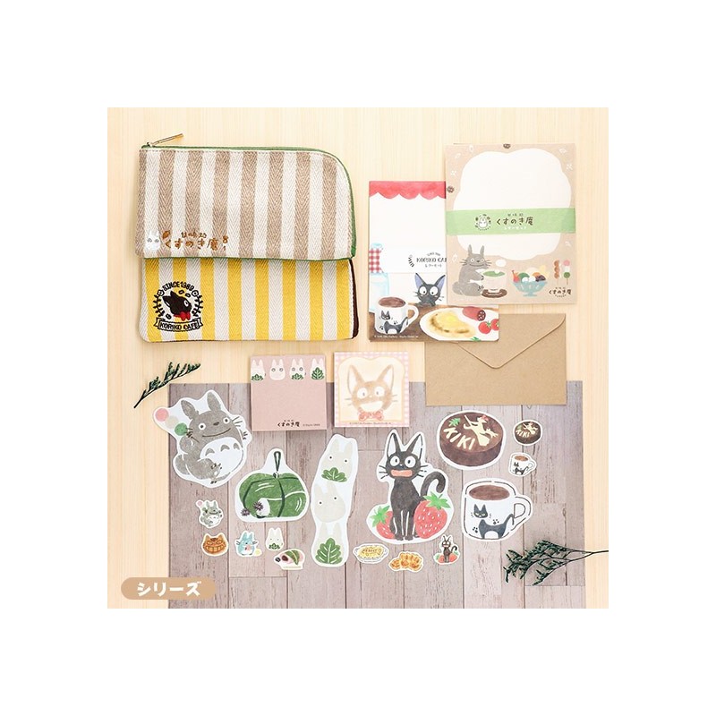 Postcards and Letter papers - Die-Cut Mini Letterset Kiriko Café - Kiki's Delivery Service