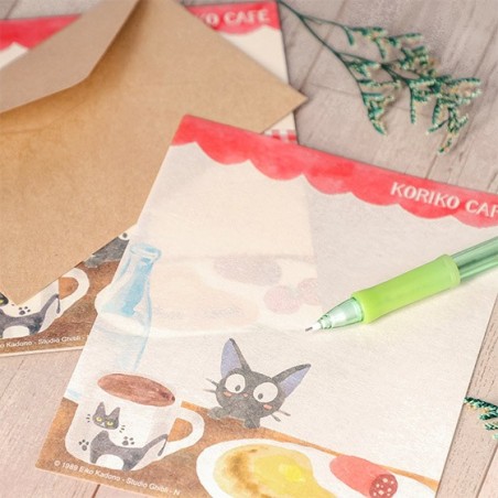 Cartes postales et Papier à lettres - Papier à Lettres Kiriko Café - Kiki la petite sorcière