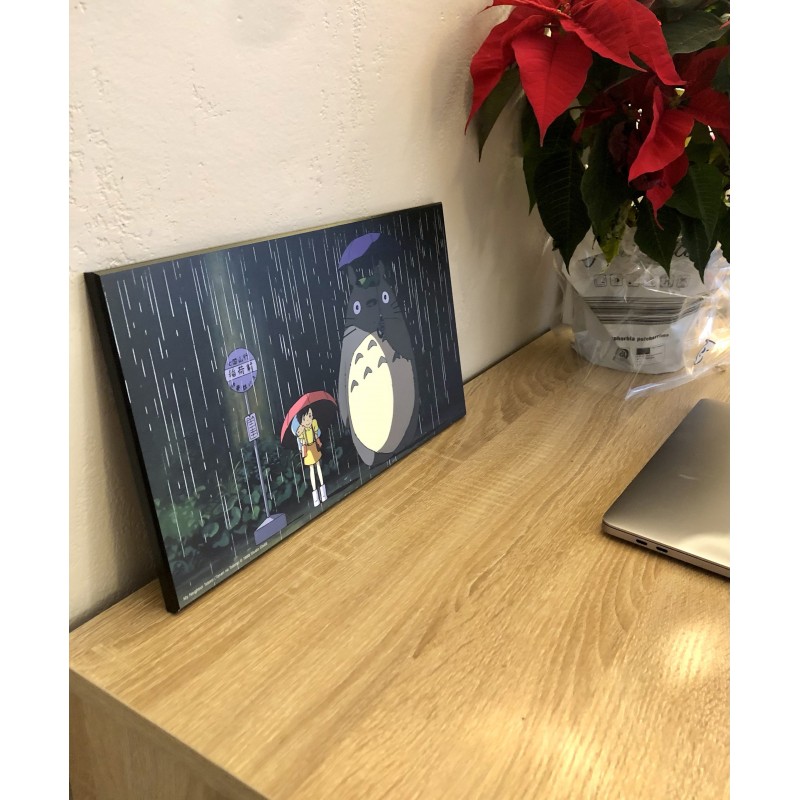 Wood Pannel - WOOD PANEL GHIBLI 07 - TOTORO BUS STOP