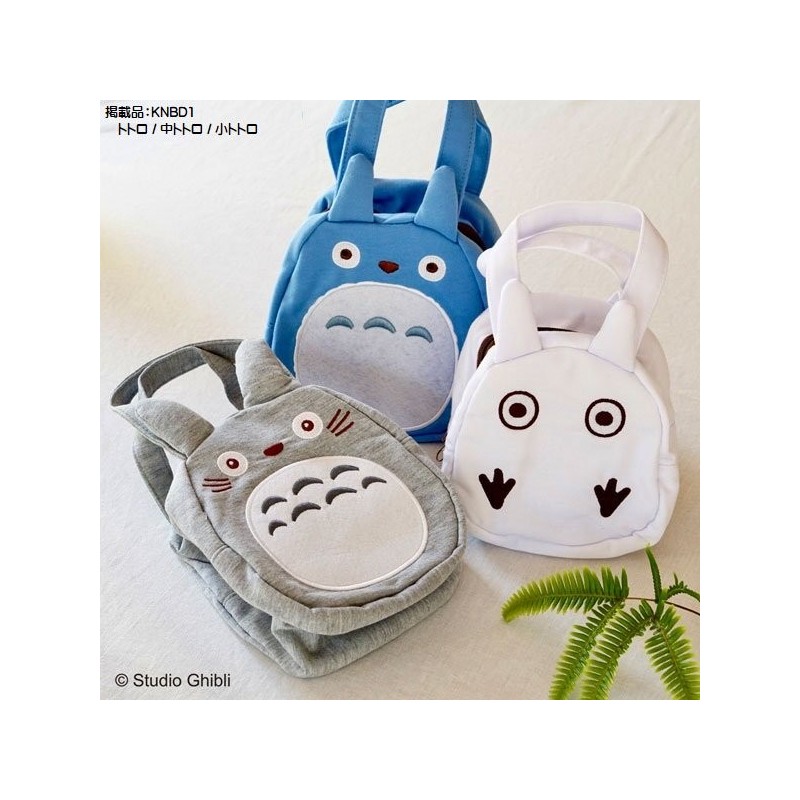 Pique-niques - Sac à Lunch Totoro Blanc Tissu - Mon Voisin Totoro