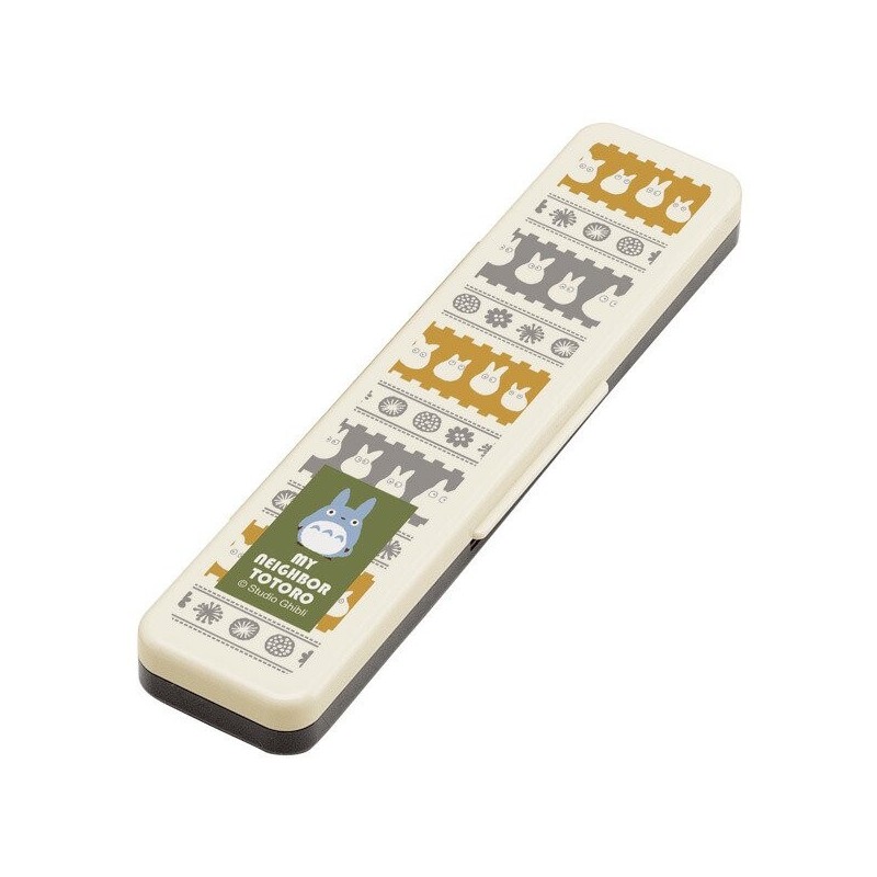 Baguettes - Set Baguettes Et Cuillère Totoro Blanc Farandole - Mon Voisin Totoro