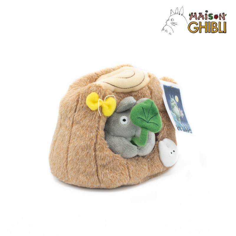 PELUCHE STUDIO GHIBLI MON VOISIN TOTORO / TOTORO DANS UN TRONC D ARBRE  (TONARI NO TOTORO) - (NEUF - BRAND NEW)