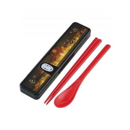 Chopsticks - Set Chopsticks & Spoon No Face Fireworks - Spirited Away