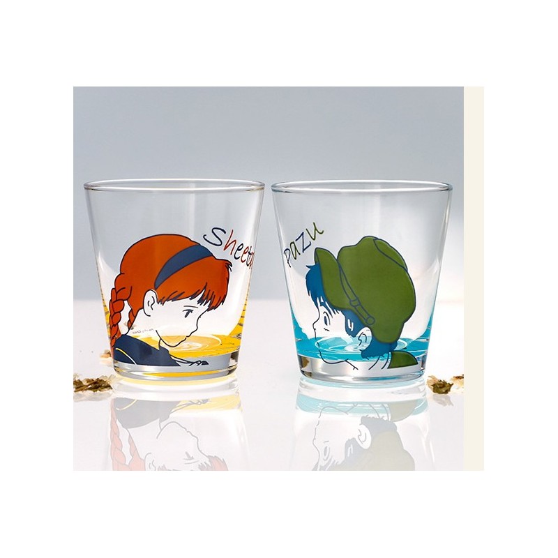 Kitchen and tableware - Pair Glasses Sheeta & Pazu - Castle in the Sky