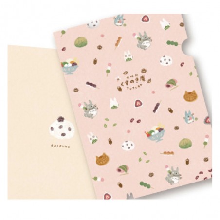 Chemise Plastiques Gâteau De Riz - Mon Voisin Totoro