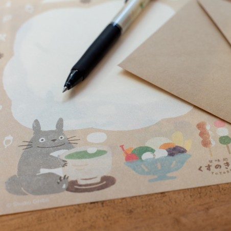 Postcards and Letter papers - Letterset Japanese Sweets - My Neighbor Totoro