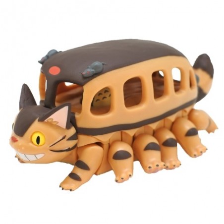 Toys - Pull Back Collection Figurine Catbus With Tororo Inside - My Neighbor