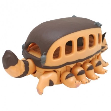 Toys - Pull Back Collection Figurine Catbus With Tororo Inside - My Neighbor