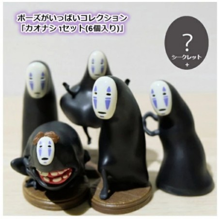 Figurines - COLLECTION NO FACE 6 FIGURINES ASSORTED - SPIRITED AWAY