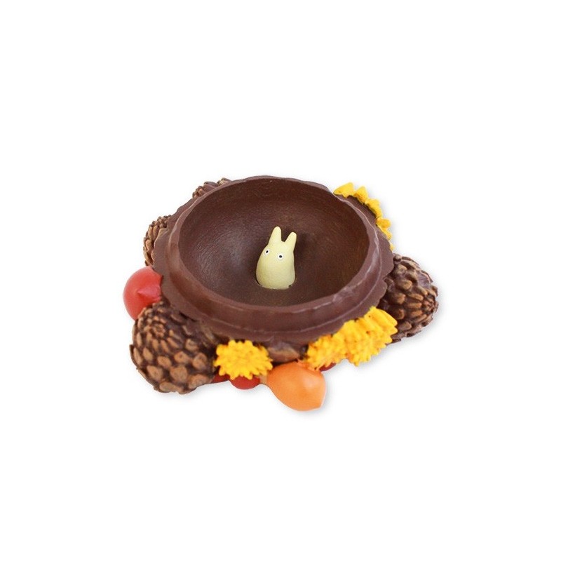 Boites à bijoux - Boîte à Rangement Totoro Blanc Pomme de Pin - Mon Voisin Totoro