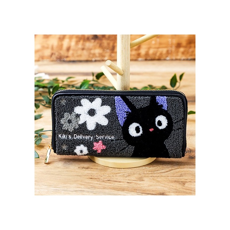 Accessoires - Portefeuille Cuir Et Tissu Kiki Fleur - Kiki la petite sorcière