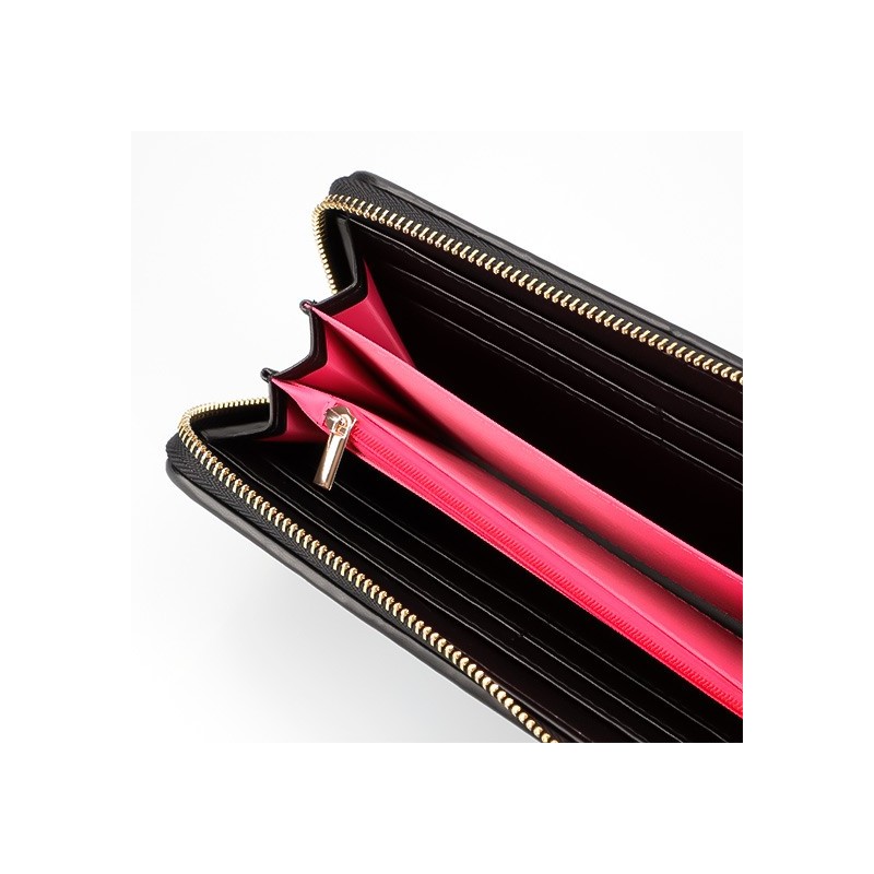 Accessoires - Portefeuille Cuir Et Tissu Kiki Fleur - Kiki la petite sorcière