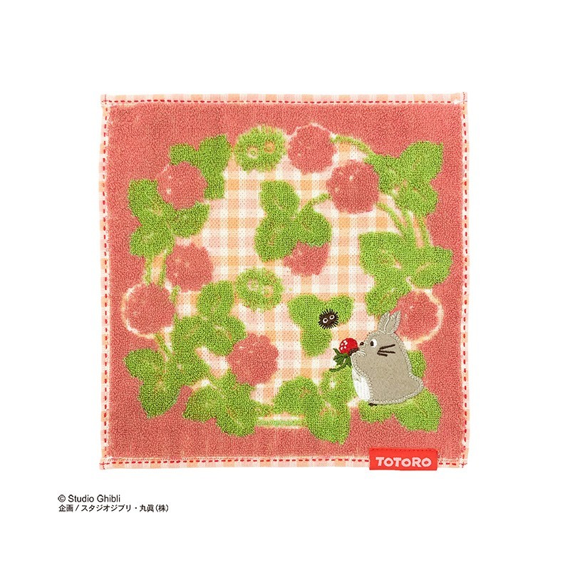 Linge de maison - Mini Serviette rose Le préféré de la forêt - Mon Voisin Totoro 23×23