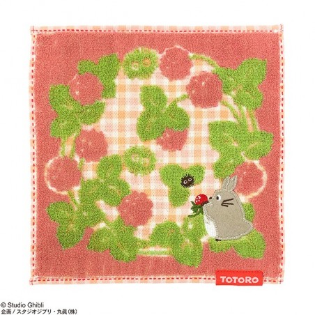 Linge de maison - Mini Serviette rose Le préféré de la forêt - Mon Voisin Totoro 23×23