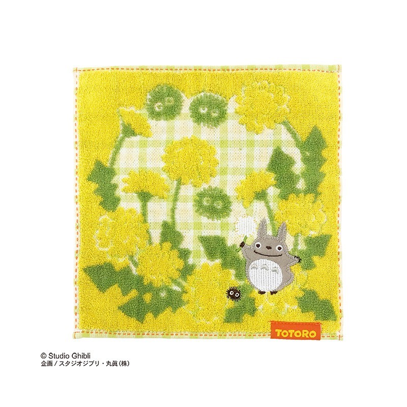 Household linen - Mini towel yellow Forest's favotite 23x23 cm - My Neighbor Totoro