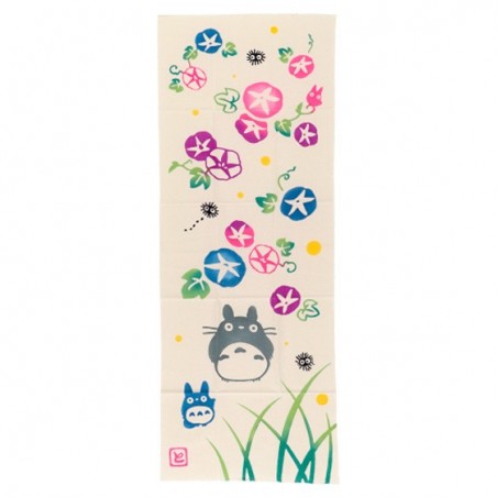 Household linen - Tenugui Morning glory & firefly - My Neighbor Totoro