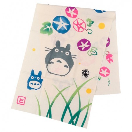 Household linen - Tenugui Morning glory & firefly - My Neighbor Totoro