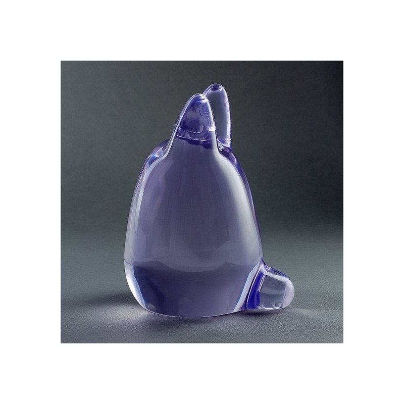 Statues - Crystal Figurine Transparent Small Totoro Purple - My Neighbor Totoro