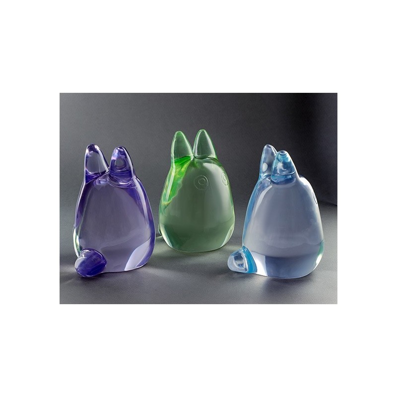 Statues - Crystal Figurine Transparent Small Totoro Purple - My Neighbor Totoro