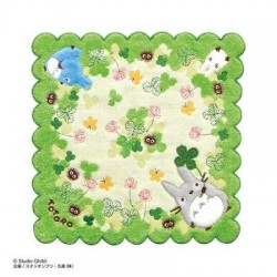 Linge de maison - Mini Serviette Totoro Trèfle 25x25 cm - Mon Voisin Totoro