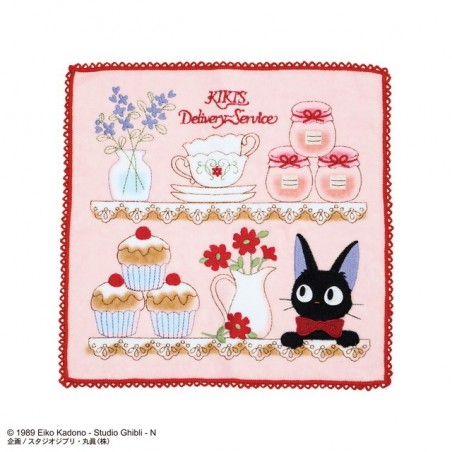 Linge de maison - Mini Serviette Jiji Pâtisseries 25 x 25 cm - Kiki la petite sorcière