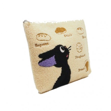 FLAT POUCH JIJI AND BREAD EMBROIDERY - KIKI'S DELIVERY SERVICE