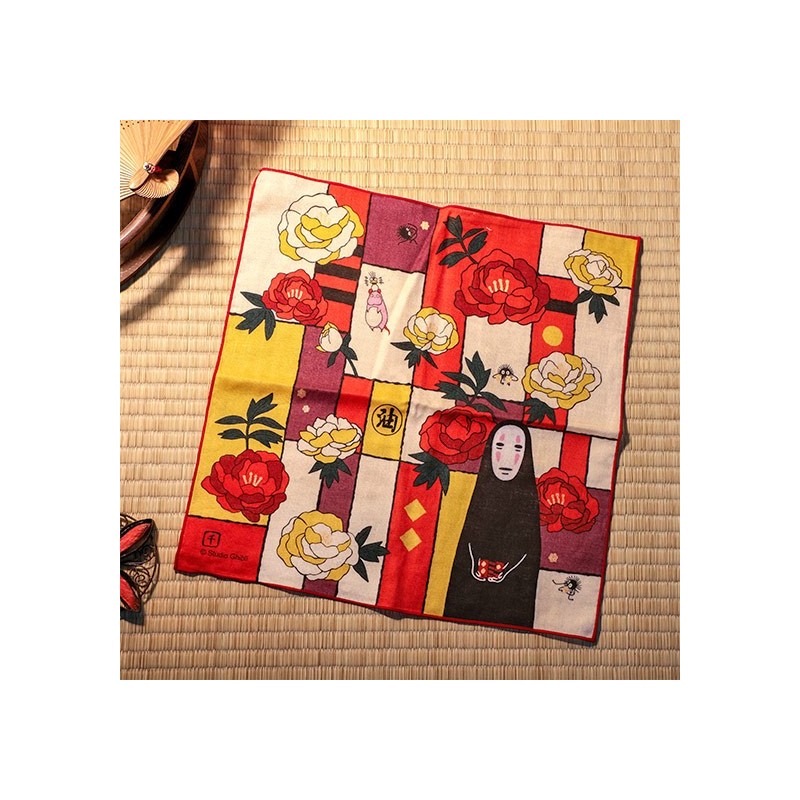 Textile - Mouchoir de Tulle Fleurs d’Unabara - Le Voyage de Chihiro