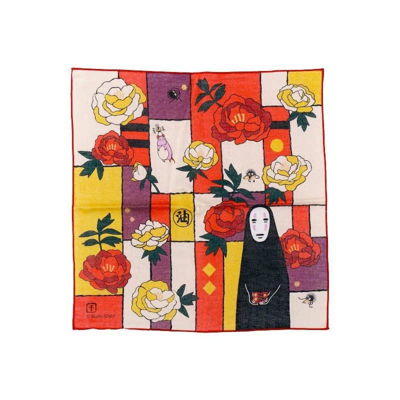 Textile - Mouchoir de Tulle Fleurs d’Unabara - Le Voyage de Chihiro