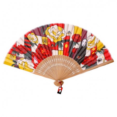 Accessories - Folding Fan Unabara Flowers - Spirited Away