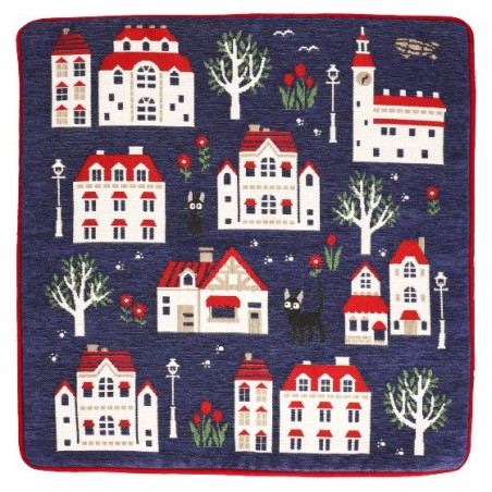 Mobilier - Coussin Jiji Maisons 45x45cm - Kiki la petite sorcière