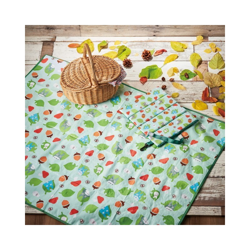 Pique-niques - Nappe à Pique-nique Totoro Noisettes 90 x 120 cm - Mon Voisin Totoro