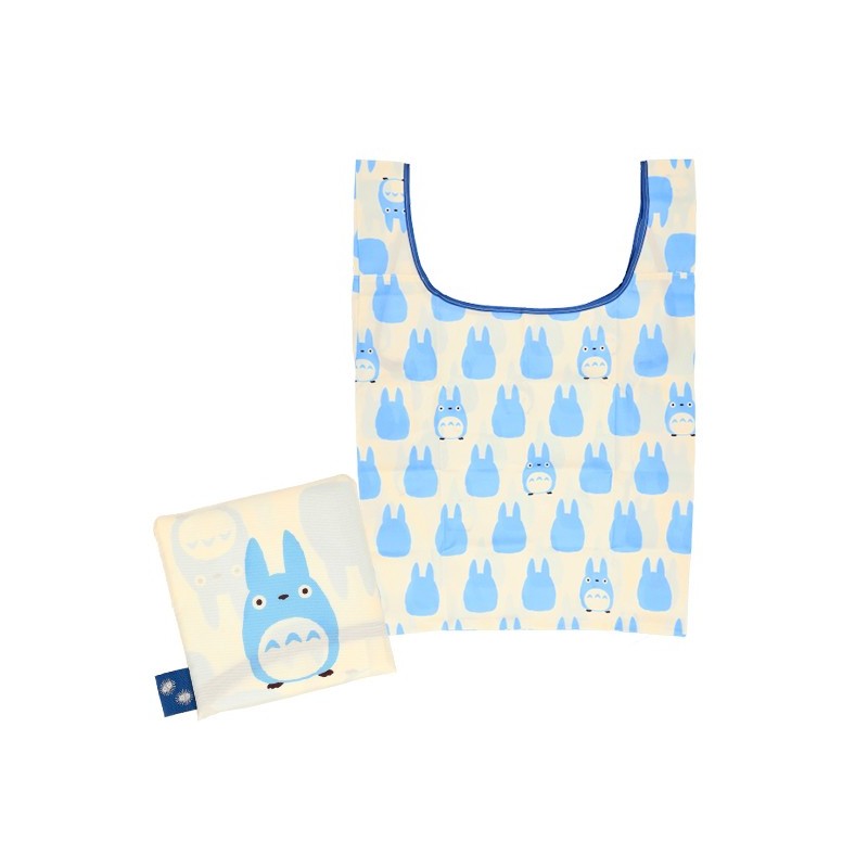 Sacs - Sac Pliable Silhouette Totoro Bleu 40x20 cm - Mon Voisin Totoro