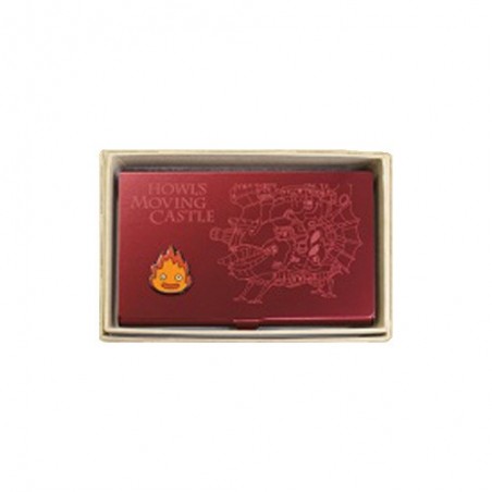 Accessories - Metal Business Card Holder Calcifer - Howl'S Moving Castle