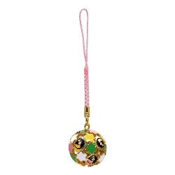 Straps - Golden Ring Bell With Strap Soot Sprites and Candy - Spirited Away