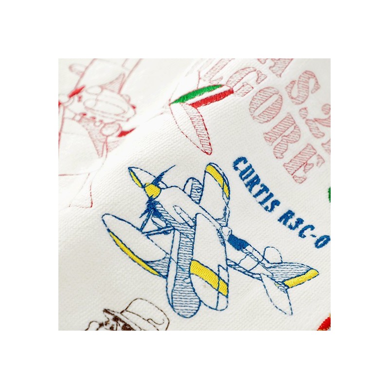 Linge de maison - Mini Serviette Hydravions 25x25 cm - Porco Rosso